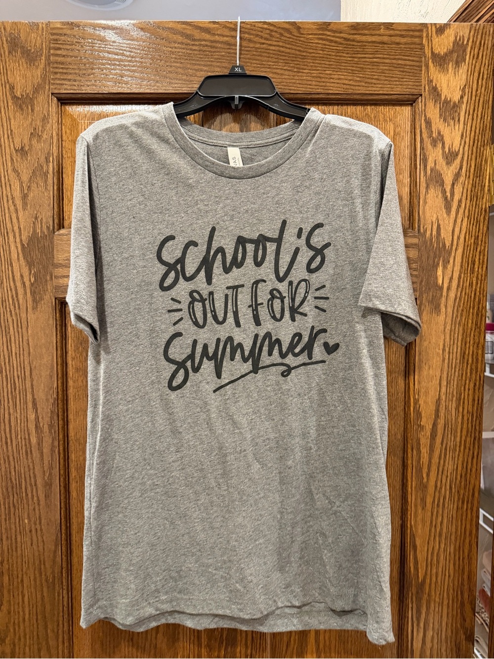 Bella Canvas Gray "School's Out for Summer" Graphic Tee